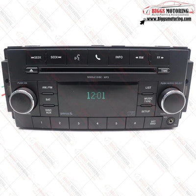 2007-2012 Jeep Wrangler Res Radio Stereo Cd Player P05091228AD