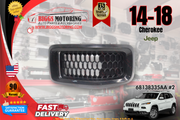 1 Piece 2014-2018 Jeep Cherokee Front Hood Grille Insert 68138335AA #2