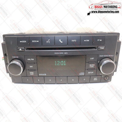 2007-2012 Jeep Dodge Chrysler Res Radio Stereo Cd Player P05091117AC