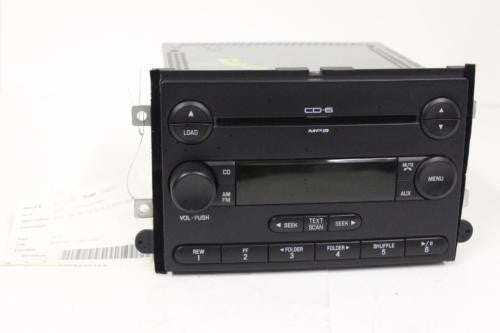 2006-2009 Ford Fusion Radio Stereo  6 Disc Changer Mp3 Cd Player 6E5T-18C815-Al - BIGGSMOTORING.COM