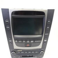 2006 Lexus  Radio 6 Disc Changer Cd Player Display Screen W/ Climate Control - BIGGSMOTORING.COM