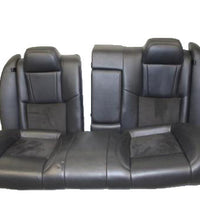 2005-2010 Chrysler 300 Srt8  Back  Rear  Black Leather Seat Back Seat Suede - BIGGSMOTORING.COM