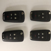 LOT OF 4 CHEVY KEY FOB REMOTES SMART KEYS FLIP KEY