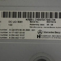 2011 MERCEDES BENZ W212 E550 HARMAN BECKER MEDIA INTERFACE CONTROL A2048708026