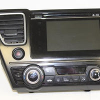 2014-2015 HONDA CIVIC DASH RADIO/TOUCH SCREEN/CD PLAYER 39100-TR6-A61-M1