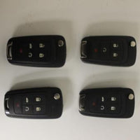 LOT OF 4 CHEVY KEY FOB REMOTES SMART KEYS FLIP KEY
