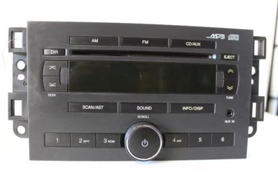 2007 -2012 Chevrolet  Am/Fm Radio Stereo Audio Mp3 Cd Player  96 652 403