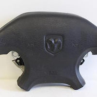 2002 DODGE 1500 DRIVER STEERING WHEEL AIR BAG BLACK - BIGGSMOTORING.COM