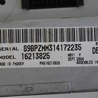 1995-2002 CHEVROLET SILVERADO RADIO STEREO CASSETTE PLAYER 16213825 - BIGGSMOTORING.COM