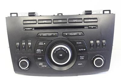 2010-2013 Mazda 3 Radio Stereo Mp3 6 Disc Changer Cd Player Bbm5 66 Ar0