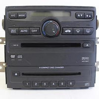 2003-2008 Honda Pilot Radio Stereo Am/ Fm 6 Disc Changer Cd Player - BIGGSMOTORING.COM