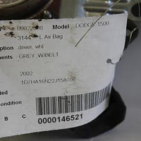 2002 DODGE 1500 DRIVER STEERING WHEEL AIR BAG BLACK - BIGGSMOTORING.COM