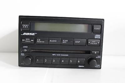 2005-2007 Nissan Xterra  Pathfinder Radio Stereo 6 Disc Changer Cd Player - BIGGSMOTORING.COM