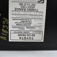 2007-2011 Toyota Camry Radio Stereo Wma Mp3 Cd Player 86120-06480