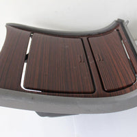 01-02  CADILLAC ESCALADE CENTER CONSOLE CUP HOLDER & ASH TRAY WOODGRAIN TRIM tan