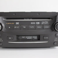 06-09 LEXUS GS450 GS300 RADIO STEREO CASSETTE 6 DISC CHANGER CD PLAYER RE#BIGGS