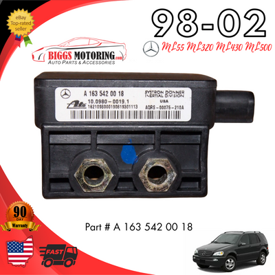 98-02 Mercedes Benz ML55 ML320 ML430 ML500 Yaw Turn Rate Sensor A1635420018