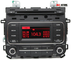 2014-2016 Kia Forte Radio Stereo Mp3 Cd Player 96170-A7171WK