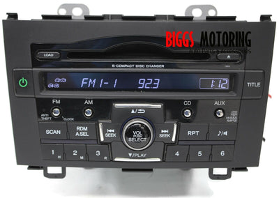 2007-2011 Honda CRV Radio Stereo 6 Disc Changer Cd Player 39100-SWA-A011-M1