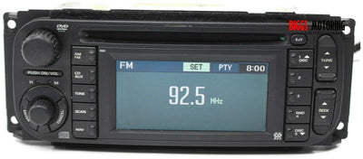 2004-2007 Jeep Dodge Chrysler Radio Navigation Cd Player P56038629AD - BIGGSMOTORING.COM