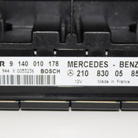 1999 MERCEDES BENZ W140 S600 TEMPERATURE HEATER CLIMATE CONTROL 210 830 05 85 - BIGGSMOTORING.COM