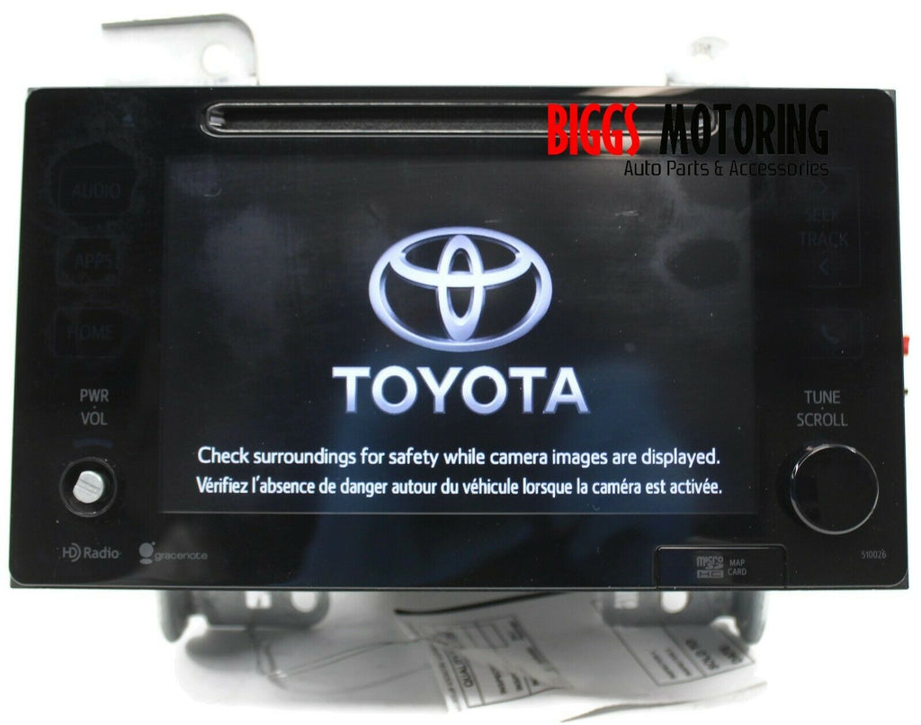 2016-2019 Toyota Tacoma Navi Radio Cd Player Touch Display Screen 86100-08031