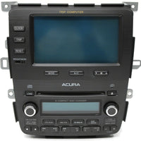 2004-2006 Acura MDX Trip Computer Radio 6 Disc Cd Player W/ Display Screen - BIGGSMOTORING.COM