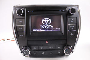 2015-2017 TOYOTA CAMRY STEREO RADIO TOUCH DISPLAY SCREEN 86140-06680