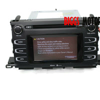 2014-2019 Toyota Highlander Gracenote Touch Screen Radio Cd Player 86140-0E051