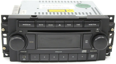2004-2010 Dodge Caliber REF Radio Stereo Single Disc Cd Player P05064173AK - BIGGSMOTORING.COM