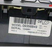 2002-2005 Cadillac Escalade Yukon Denali Radio Rear Audio Control 09356849 - BIGGSMOTORING.COM