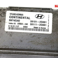 2009-2014 Hyundai Sonata Engine Computer Control Module 39101-2G661
