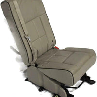 07-17 Ford Navigator Expedition Middle Center 2Nd Row Jump Seat  Leather Tan - BIGGSMOTORING.COM