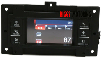 2011-2014 Dodge Charger Radio Information Display Screen Ac Control 05064630AH