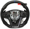 Fits 2014  Chevy Camaro Custom Carbon Fiber & Leather Flat Bottom Steering wheel