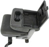 1999-2010 Ford F250 F350 Front Center Console Jump Seat W/ Cup Holder Dark Gray - BIGGSMOTORING.COM