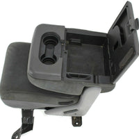 1999-2010 Ford F250 F350 Front Center Console Jump Seat W/ Cup Holder Dark Gray - BIGGSMOTORING.COM