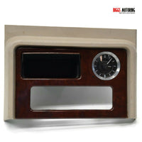 2003-2006 Cadillac Escalade Center Console Upper Trim Clock Bezel 15087592 - BIGGSMOTORING.COM