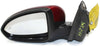 2011-2016 Chevy Cuze Driver Left Side Power Door Mirror Red 32942