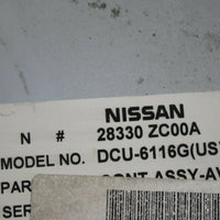2004-2005 Nissan Armada Quest Titan Gps Tv Navigation Display Module 28330 ZC00A - BIGGSMOTORING.COM