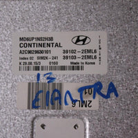 2014-2015 Hyundai Elantra Ecu Engine Computer Control Module 39102-2EML6
