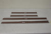 2007-2013 AVALANCHE Door Sill Plates Brushed Stainless Steel Front & Rear Set