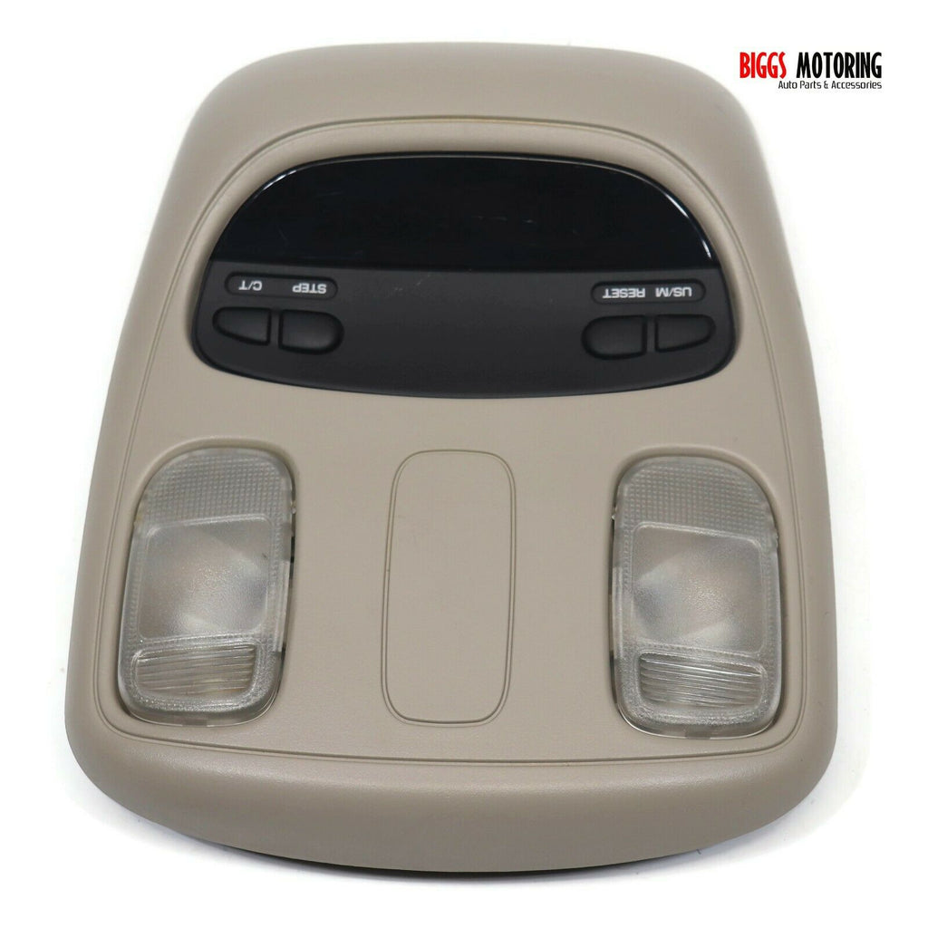 2002-2005 Dodge Ram Over Head Console Dome Light Digital Display 56045573AE - BIGGSMOTORING.COM