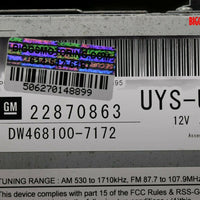 2012-2014 Gmc Sierra Denali Silverado Yukon Navigation Radio Cd Player 22870863 UNLOCKED