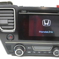 2014-2015 Honda Civic Radio Stereo Cd Player Touch Screen 39100-TR6-A520-M1 +cod