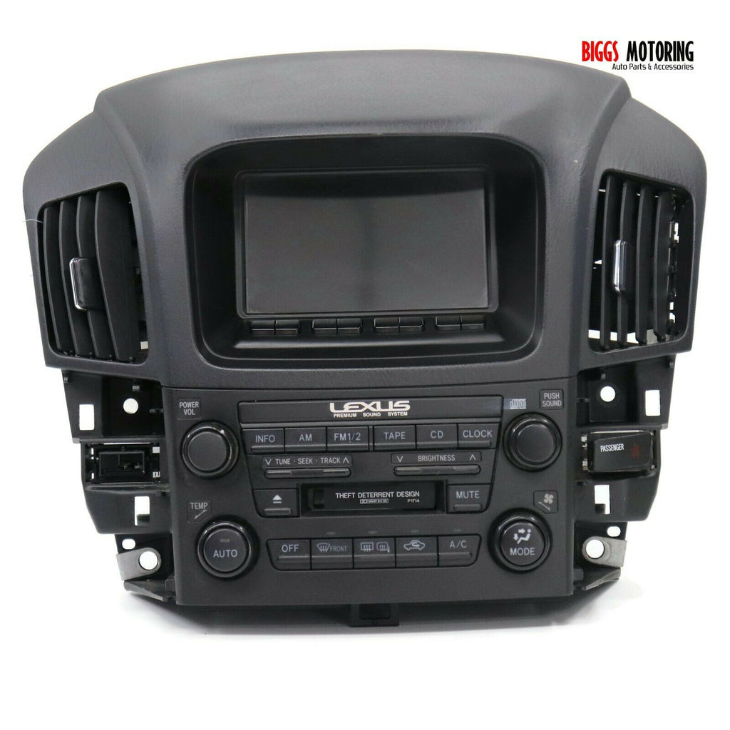 1999-2003 Lexus RX300 Radio Stereo Cassette Player Display Screen 86110-48030 - BIGGSMOTORING.COM