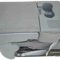 2009-2014  Ford F150  Front Center Console Jump Seat W/ Cup Holder Gray