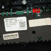 2012 BMW 535i Ac Heater Climate Control Panel 9285334