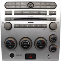 05-07 INFINITI QX56 Center Dash Radio Control Only Aux Cd Player 27500-ZC10A Without Climate Control - BIGGSMOTORING.COM