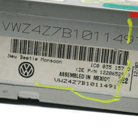 2002-2005 Volkswagen Beetle Monsoon Cassette Cd Player 1C0 035 157 D - BIGGSMOTORING.COM